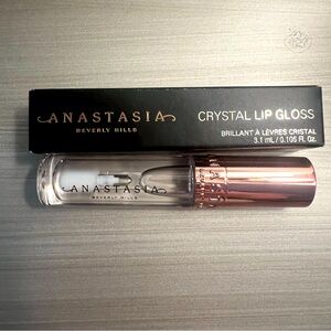 🔴 3/$18 5/$25 NIB Anastasia Beverly Hills Crystal Lip Gloss in Glass, 3.1 mL